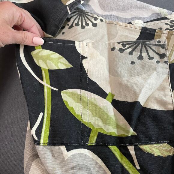 Upcycled Tote Bag Crossbody Floral Lightweight Eco-Friendly Reusable Pockets - Picture 4 of 7